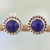 Lapis lazuli stud earrings, 'Blue Globe' - Lapis Lazuli and Sterling Silver Stud Earrings from India