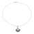 Larimar pendant necklace, 'Ethereal Eden' - Larimar and Sterling Silver Pendant Necklace from India
