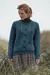 Irish merino wool cardigan, 'Connemara Comfort' - Irish Merino Wool Cable Knit Crew Neck Cardigan