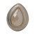 Gold plated quartz single-stone ring, 'Stunning Drop' - Drop-Shaped Gold Plated Quartz Single-Stone Ring
