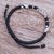 Silver unity bracelet, 'Let's Unite' - Thai Hill Tribe & 925 Silver Macrame Unity Bracelet
