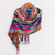 Cotton shawl, 'Festival of Color' - Artisan Crafted Colorful Cotton Shawl from Guatemala (image 2b) thumbail