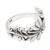 Sterling silver band ring, 'Flourishing Flora' - Leafy Vine Sterling Silver Band Ring from Bali