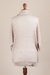Pullover sweater, 'Evening Flight in Beige' - Beige Pullover Sweater with Three Quarter Length Sleeves (image 2f) thumbail
