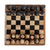 Marble chess set, 'Brown Challenge' (5 in.) - Handcrafted Marble Chess Set in Brown from Mexico (5 in.) (image 2c) thumbail