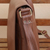 Leather messenger bag, 'Universal in Redwood' - Hand Crafted Brown Leather Messenger Bag