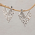 Sterling silver hoop earrings, 'Tribal Fire' - Tribal Style Sterling Silver Hoop Earrings from Bali (image 2) thumbail