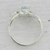 Blue topaz single stone ring, 'Blue Winds' - Artisan Crafted Blue Topaz Single Stone Ring from India (image 2c) thumbail