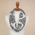 Reversible alpaca blend infinity scarf, 'Inca Flowers' - Reversible Floral Knit Alpaca Blend Infinity Scarf from Peru