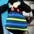 Wool shoulder bag, 'Andean Sky' - Wool Shoulder Bag
