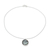 Labradorite pendant necklace, 'Aurora Moon' - Circular Labradorite Pendant Necklace from India (image 2c) thumbail