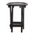 Mahogany and leather folding table, 'Garland' - Collectible Mahogany Leather Folding Accent Table (image 2b) thumbail