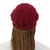 100% alpaca hat, 'Candy Apple' - Artisan Crafted Alpaca Wool Hat (image 2c) thumbail