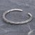 Sterling silver cuff bracelet, 'Mountain Winds' - Geometric Sterling Silver Cuff Bracelet from Thailand (image 2) thumbail