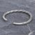 Sterling silver cuff bracelet, 'Mountain Winds' - Geometric Sterling Silver Cuff Bracelet from Thailand (image 2b) thumbail