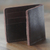 Leather wallet, 'Malioboro Espresso' - Hand Made Brown Leather Wallet from Indonesia