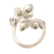 Chalcedony cocktail ring, 'Leafy Glory' - Artisan Crafted Chalcedony Cocktail Ring (image 2d) thumbail