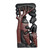 Wood wall adornment, 'Royal Drummer' - Wood Relief Panel from Africa