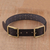 Leather belt, 'Classic Elegance in Flint' - Handcrafted Leather Belt in Flint from India thumbail