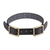 Leather belt, 'Classic Elegance in Flint' - Handcrafted Leather Belt in Flint from India