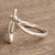 Sterling silver band ring, 'Holy Faith' - Sterling Silver Cross Band Ring from India (image 2b) thumbail