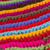 100% alpaca chullo hat, 'Tactile Rainbow' - Striped Multicolored Alpaca Chullo Hat with Pompom from Peru (image 2e) thumbail