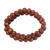 Sunstone beaded stretch bracelets, 'Strength and Energy' (pair) - Two Sunstone Beaded Stretch Bracelets from Brazil