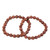 Sunstone beaded stretch bracelets, 'Strength and Energy' (pair) - Two Sunstone Beaded Stretch Bracelets from Brazil