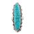 Sterling silver cocktail ring, 'Blue Forever' - Hand Crafted Recon Turquoise and Sterling Silver Ring