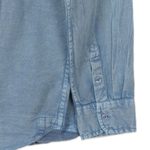 Men's cotton shirt, 'Casual Flair in Denim Blue' - Men's Long-Sleeve Cotton Shirt in Denim Blue from India