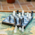 Onyx and marble chess set, 'Black and Ivory Challenge' (5 in.) - Onyx and Marble Chess Set in Black and Ivory (5 in.) (image 2) thumbail