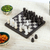 Onyx and marble chess set, 'Black and Ivory Challenge' (5 in.) - Onyx and Marble Chess Set in Black and Ivory (5 in.) (image 2b) thumbail
