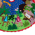 Cotton blend applique tree skirt, 'Nativity Story' - Multicolor Cotton Blend Nativity Scene Arpilleria Tree Skirt
