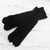Wool arm warmers, 'Midnight Beauty' - Hand Knit Black Wool Arm Warmers for Women