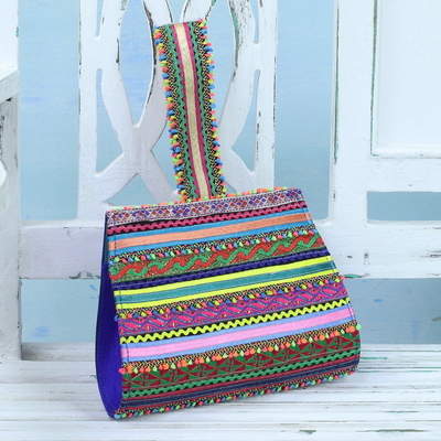 Tote Bag|Shoulder Bag| Pabiben|Handmade|Kutch Karigar|Handcrafted|Festive  Collection | Bags, Pink tote bags, Tote bag