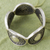 Sterling silver filigree band ring, 'Bold Shadow Warrior' - Dark Sterling Silver Filigree Band Ring Crafted in Peru (image 2c) thumbail