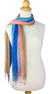 Silk scarves, 'Turquoise Fantasy' (pair) - Artisan Crafted Silk Scarves (Pair) (image 2b) thumbail