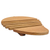 Cedar wood trivet, 'Juicy Mango' - Cedar Wood Trivet Mango Shape from Guatemala (image 2c) thumbail