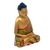 Wood statuette, 'Buddha in Meditation' - Hand Made Wood Sculpture (image 2d) thumbail