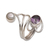 Amethyst and pearl ring, 'Pure in Heart' - Amethyst and Pearl Ring (image 2f) thumbail