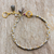 Gold plated multi-gemstone braided bracelet, 'Grey is for Balance' - Gold Plated Multi Gem Braided Bracelet from Thailand (image 2) thumbail