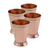 Copper julep cups, 'Ancient Feast' (set of 4) - Hand Made Copper Julep Cups (Set of 4) from India (image 2a) thumbail