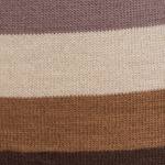 Pullover sweater, 'Imagine in Brown' - Brown Striped Pullover Sweater from Peru
