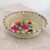 Natural fiber decorative basket, 'Love and Tenderness' - Floral Natural Fiber Decorative Basket from Guatemala