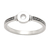 Sterling silver band ring, 'Circle of Bali' - Slim Sterling Silver Band Ring with Oxidized Detail (image 2d) thumbail