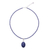 Lapis lazuli pendant necklace, 'Blue Lady' - Handmade Lapis Lazuli Pendant Necklace (image 2d) thumbail