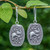 Sterling silver flower earrings, 'Elephant Roses' - Sterling silver flower earrings (image 2) thumbail