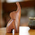 Wood sculpture, 'Essential Elephant' - Handmade Wood Sculpture (image 2) thumbail