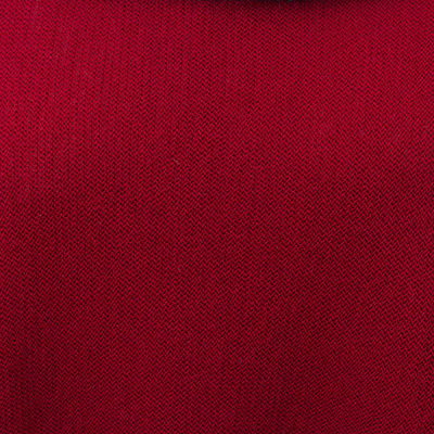 Pullover aus Alpaka-Mischung - Purpurroter und grauer Alpaka-Mischstrick-Langarmpullover