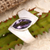 Amethyst single stone ring, 'Modern Purple' - Hand Made Amethyst and Sterling Silver Single Stone Ring (image 2) thumbail